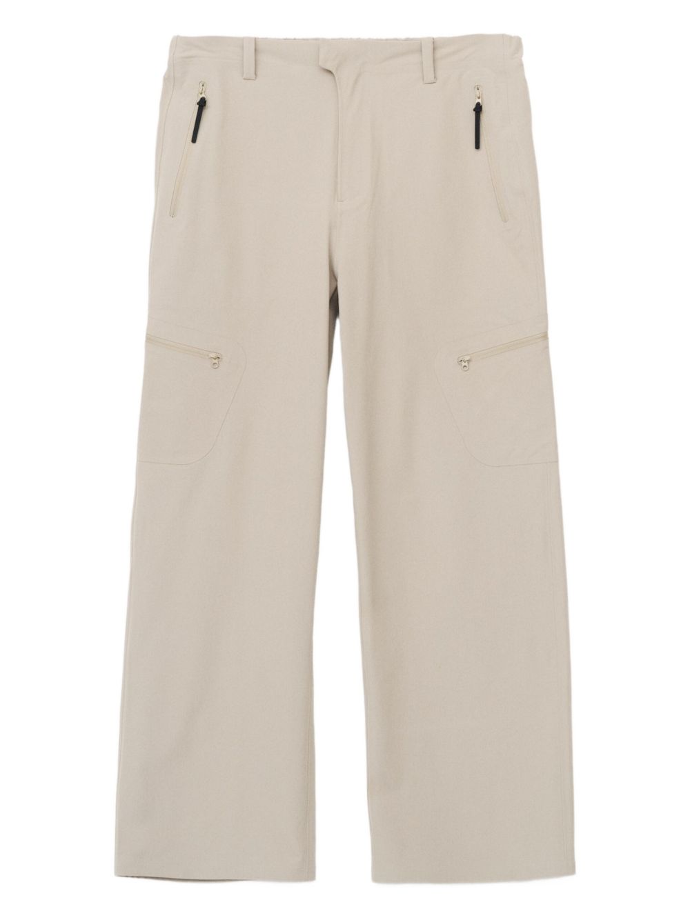 zip-pocket cargo trousers