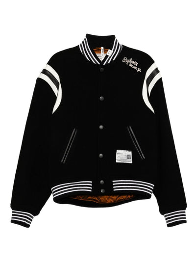 Logo-Embroidered Bomber Jacket