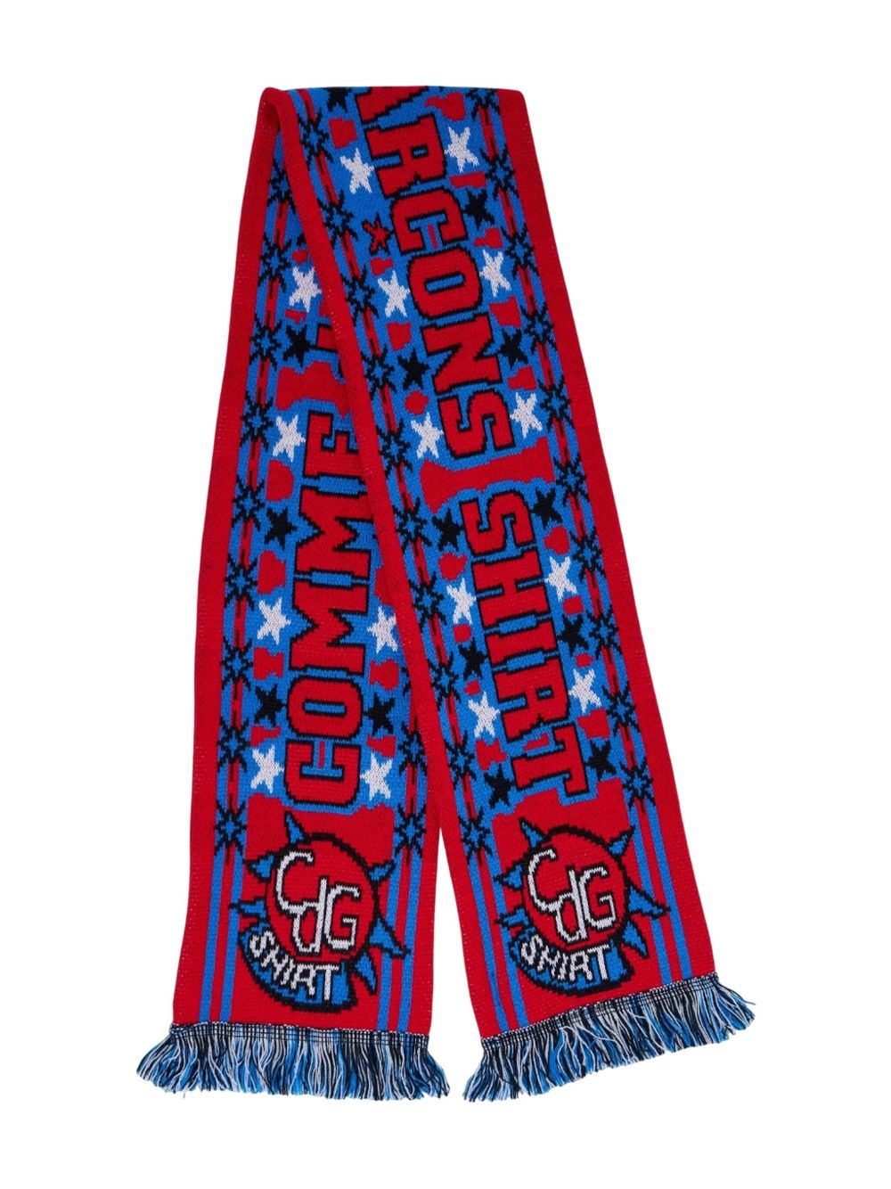 fringed football scarf