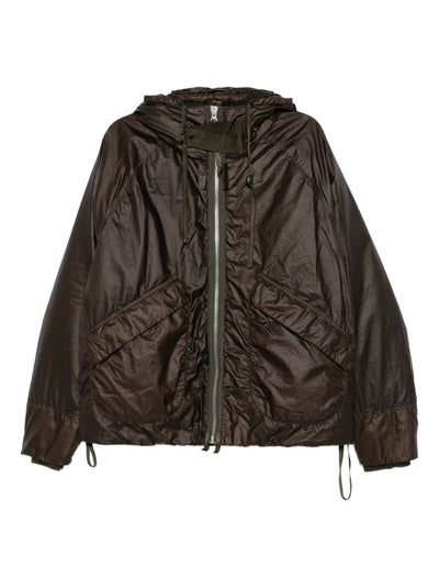 Hooded Drawstring Jacket