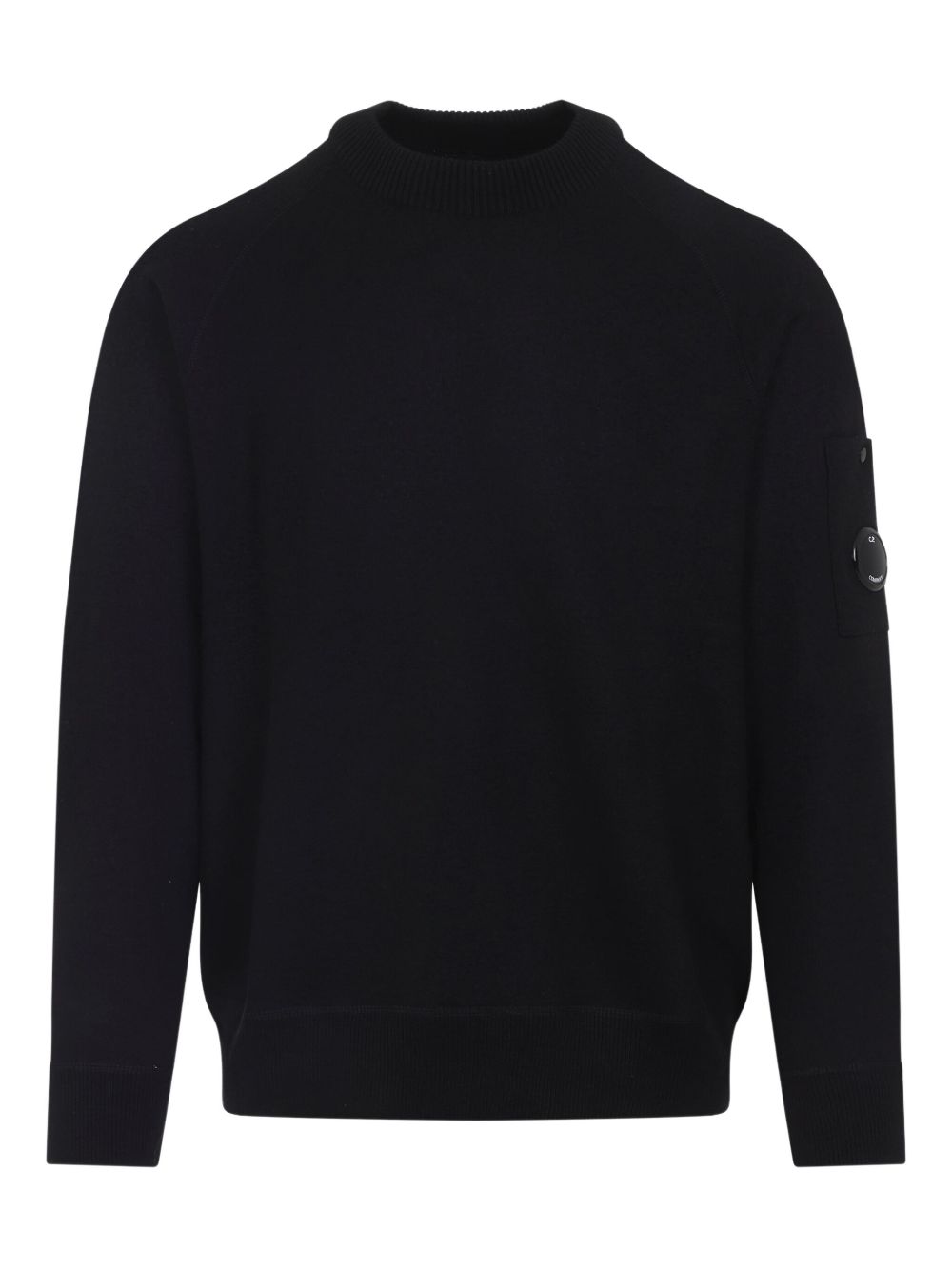 pocket-detail wool-blend sweater