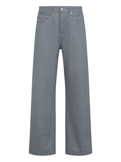 Nîmes Embroidered-Pocket Jeans