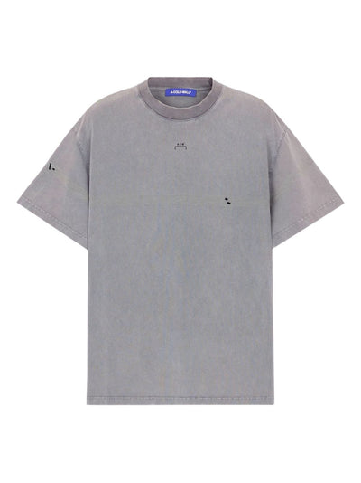 Distressed Cotton T-Shirt