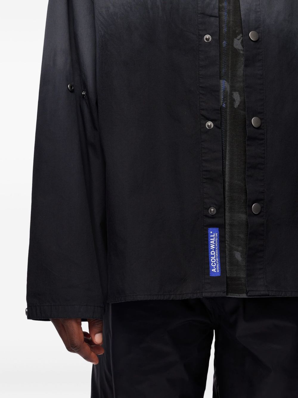 ombré cotton shirt