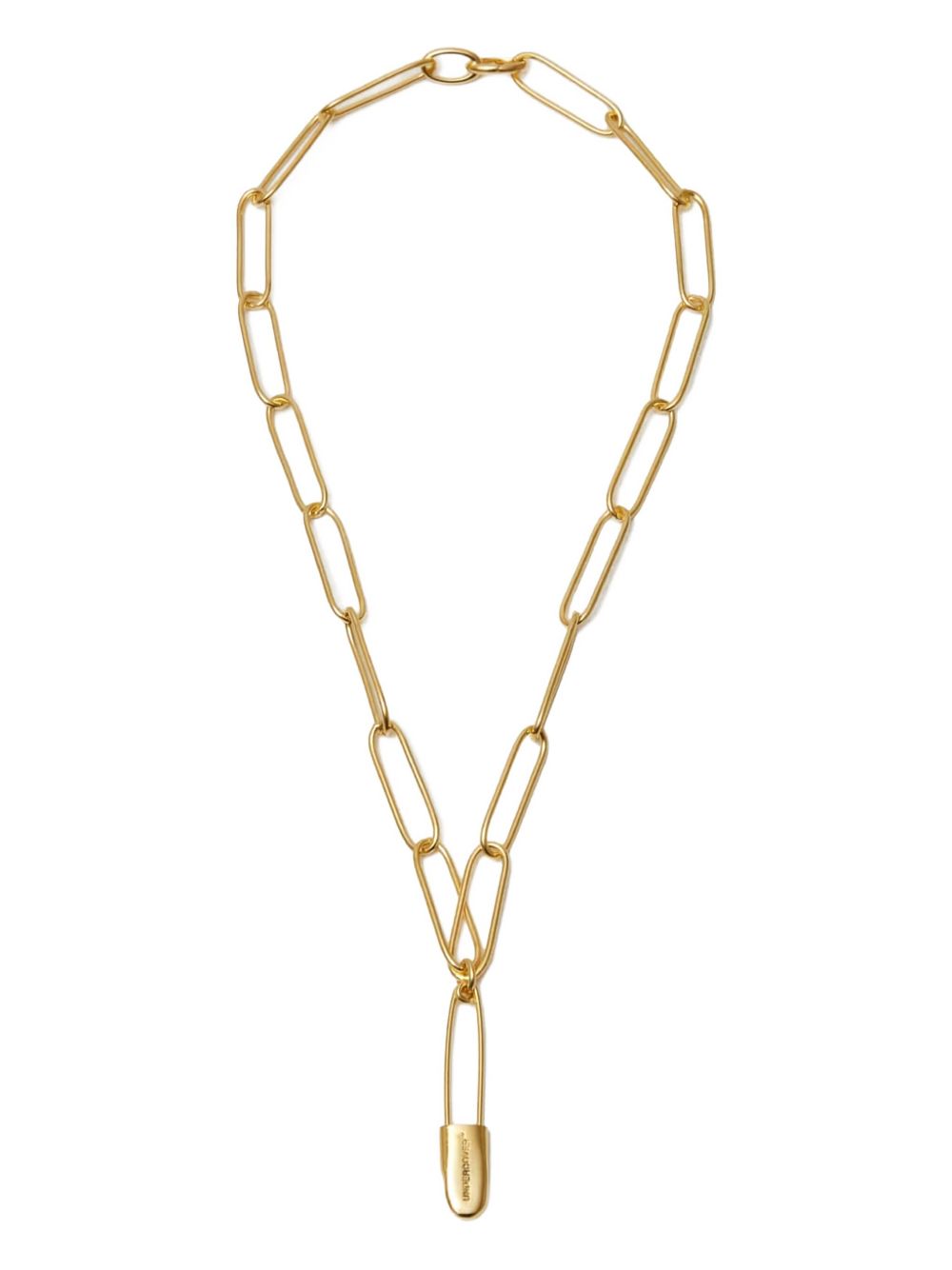 safety-pin necklace
