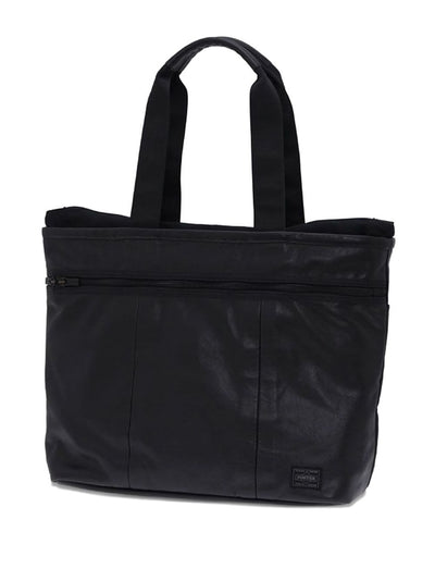 Leather Top-Handles Tote Bag