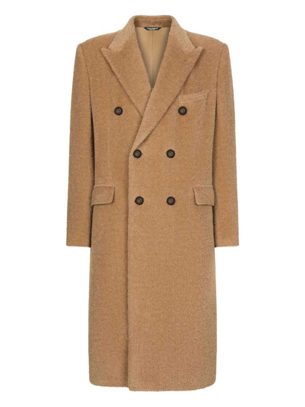 double-breasted wool coat