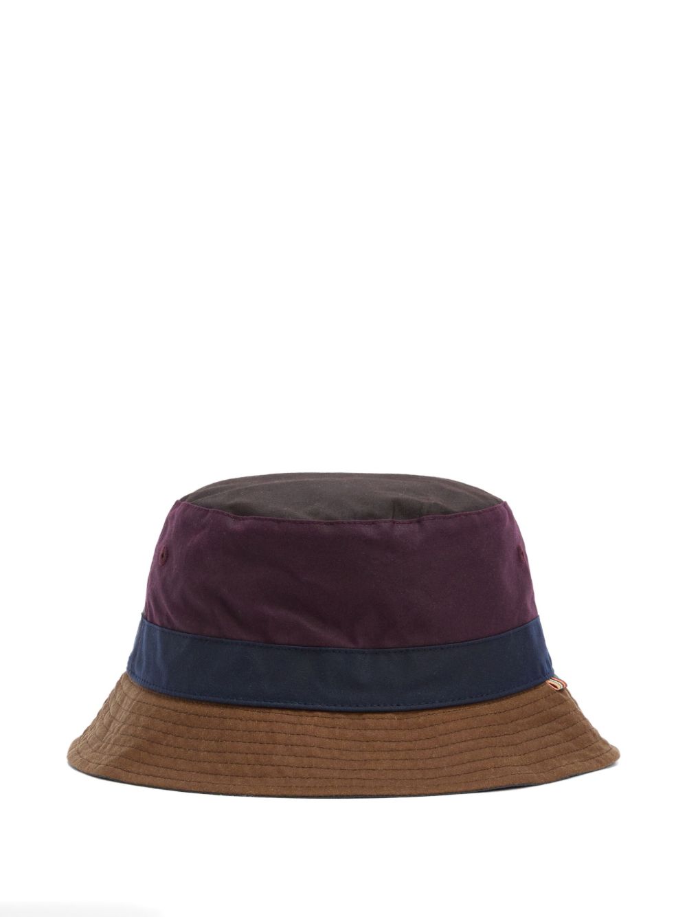 panelled appliqué-detail bucket hat