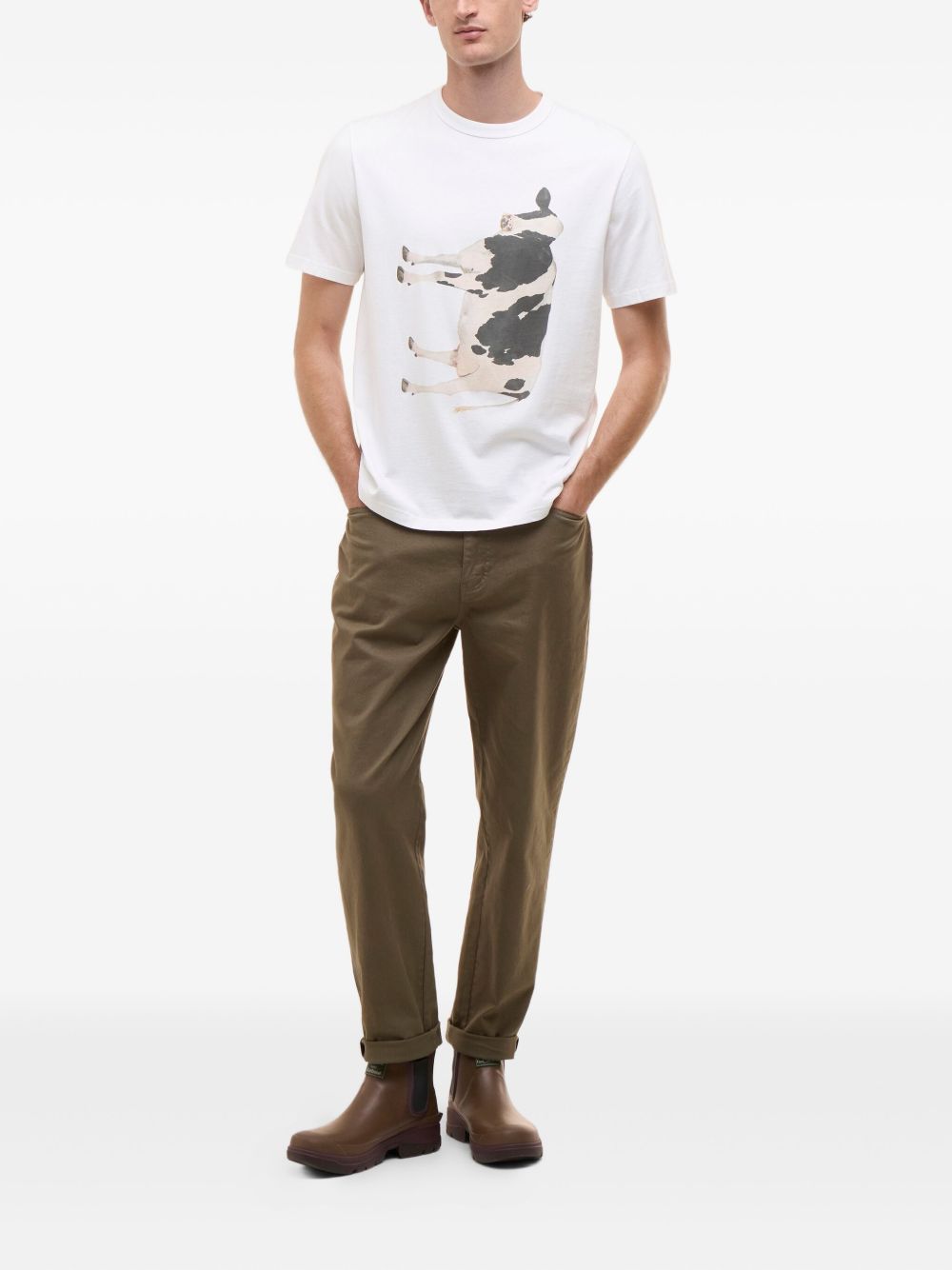 graphic-print crew-neck t-shirt