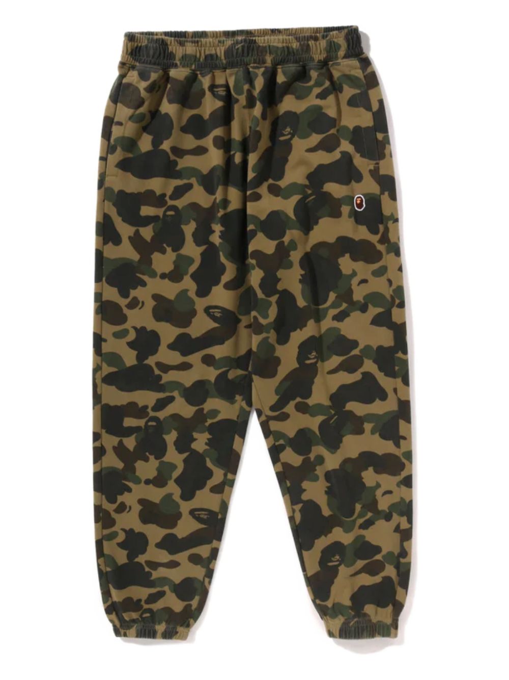 camouflage-print track pants