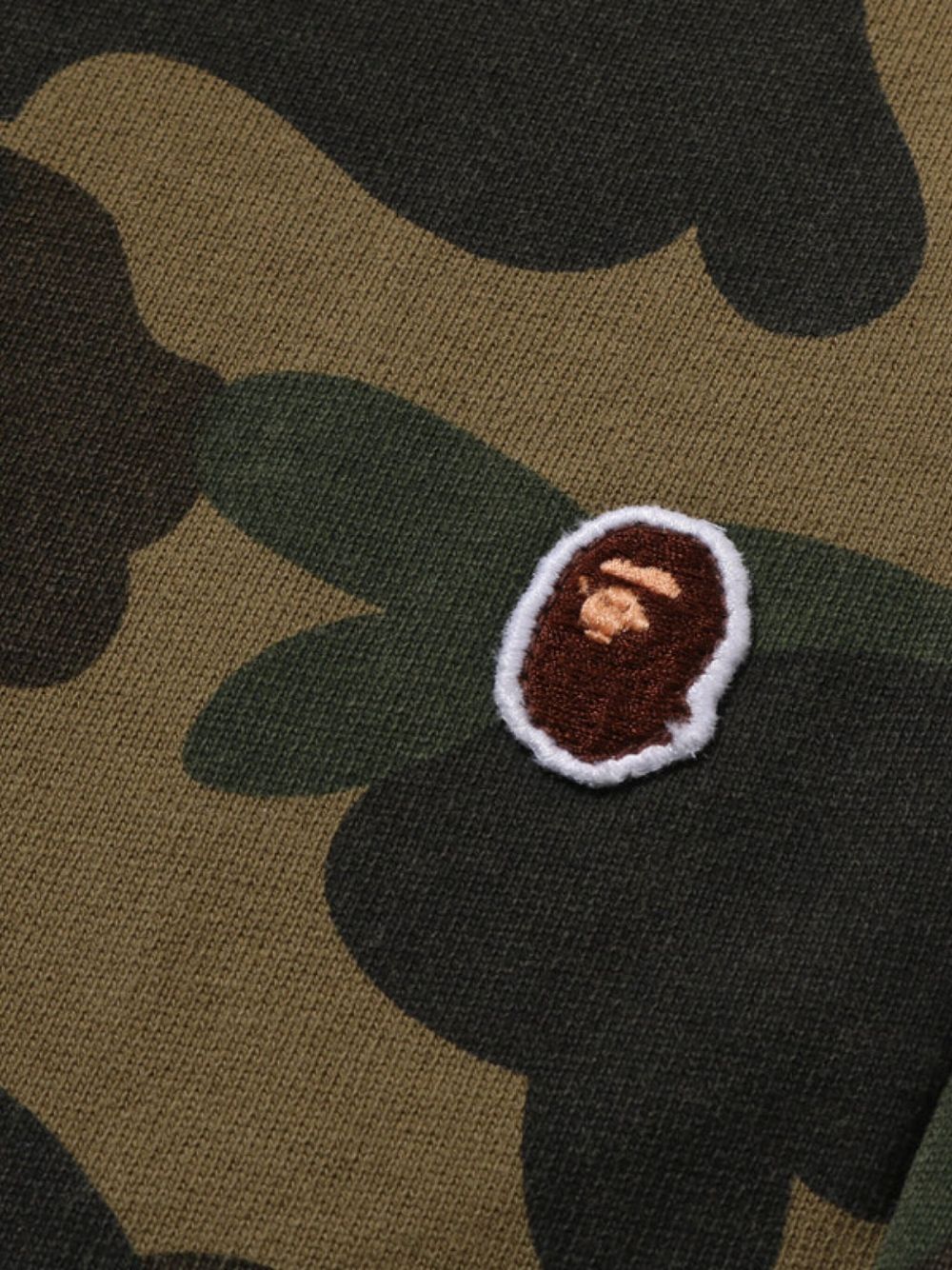 camouflage-print track pants