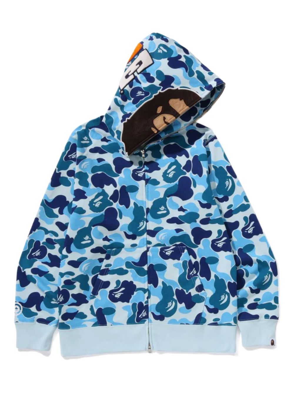 camouflage-print hoodie