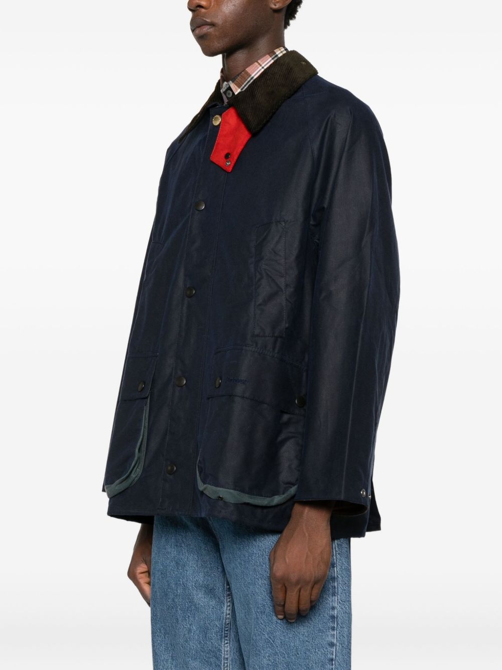 buttoned pocket jacket