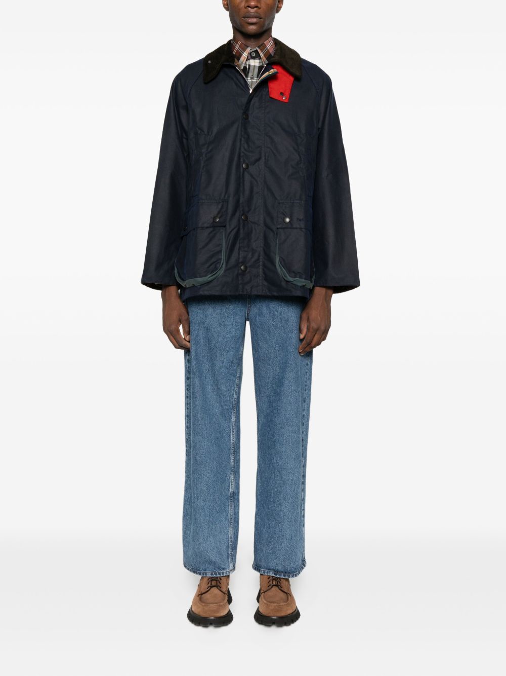 buttoned pocket jacket