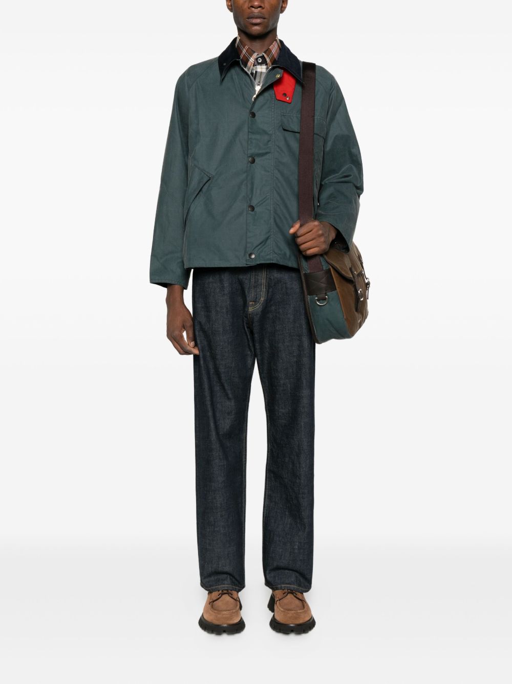 buttoned pocket jacket