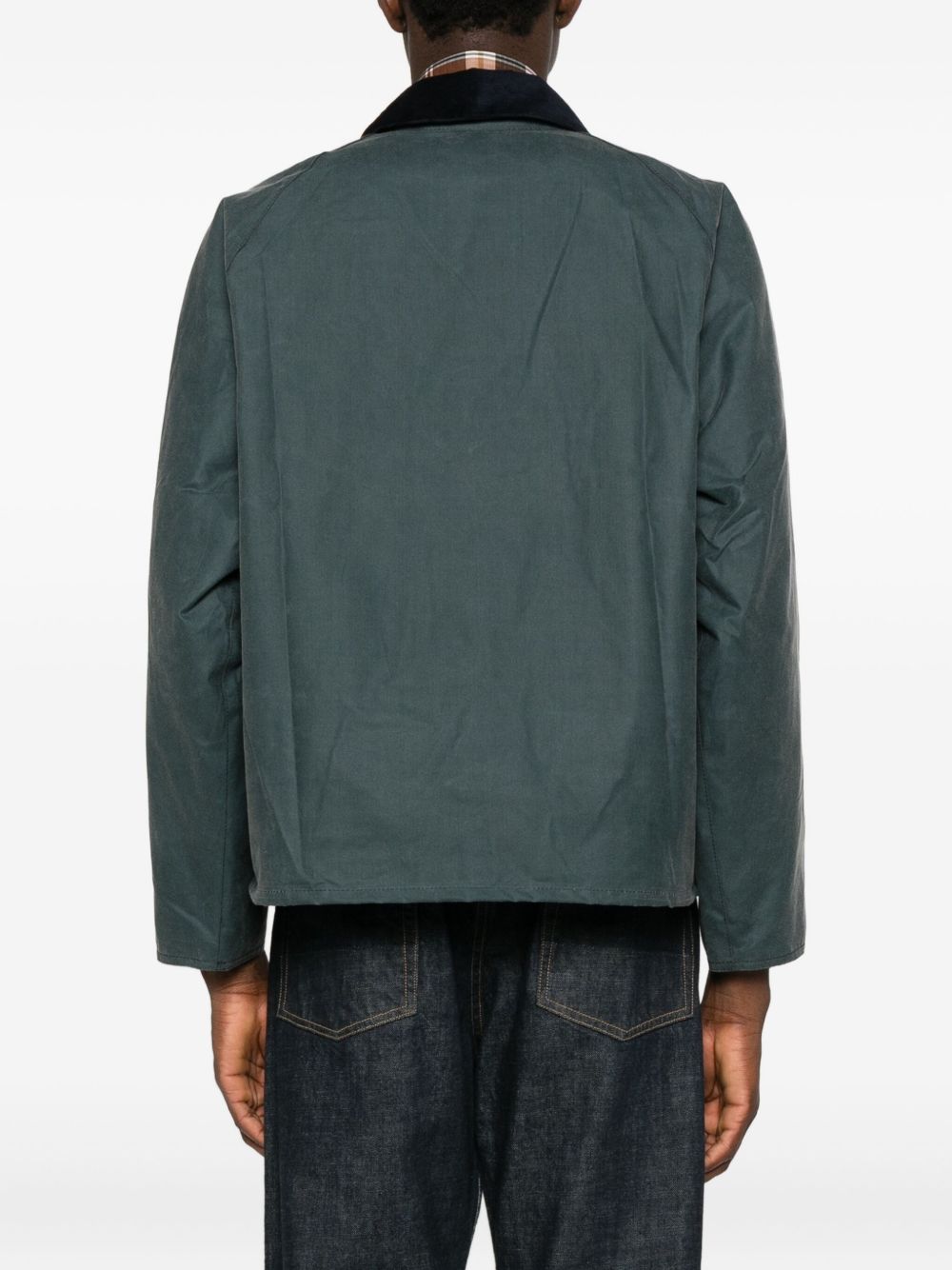 buttoned pocket jacket