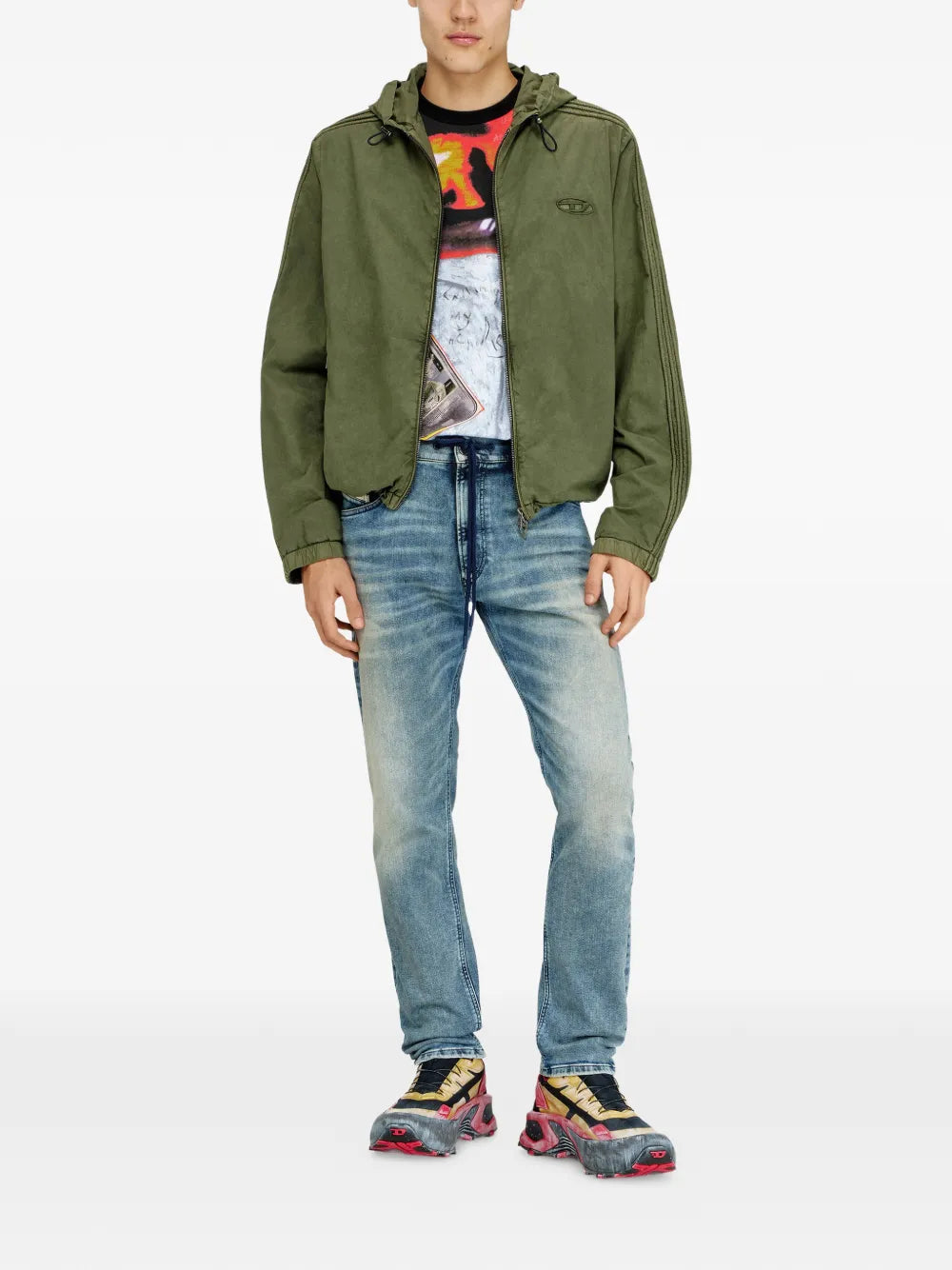 D-Krooley drawstring jeans
