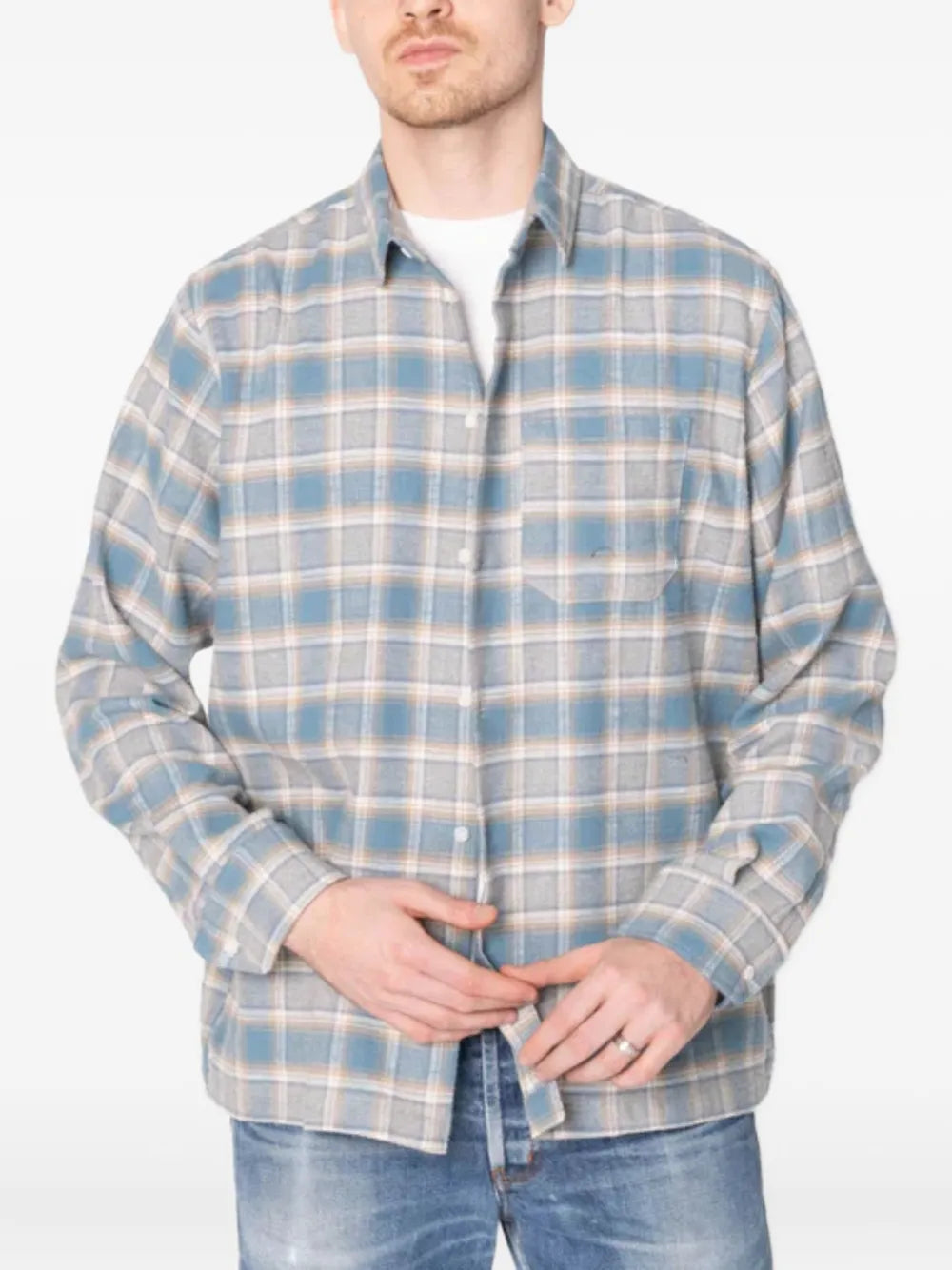 True Shirt plaid pocket shirt