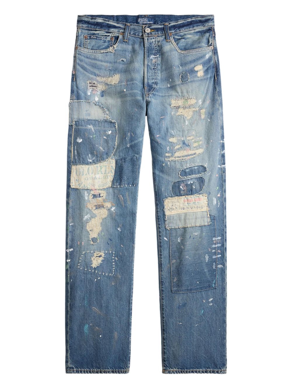 patchwork jeans