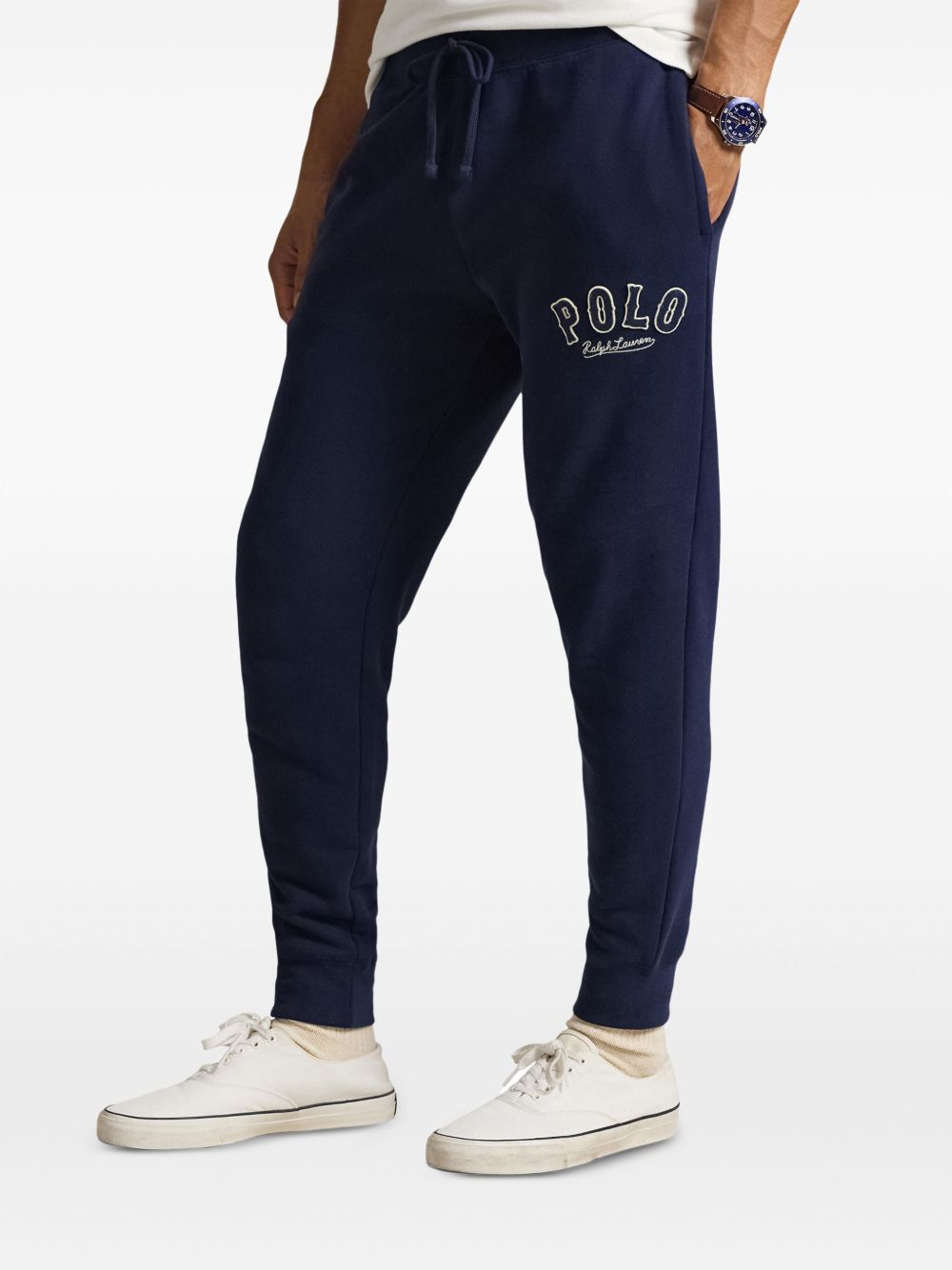 logo-print track pants