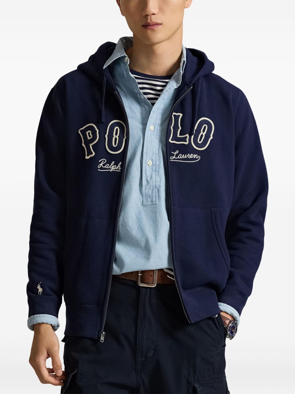 full-zip hoodie