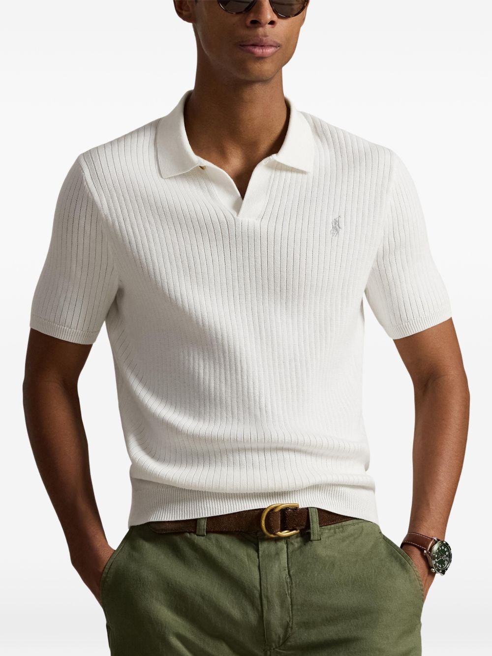 short-sleeve polo shirt