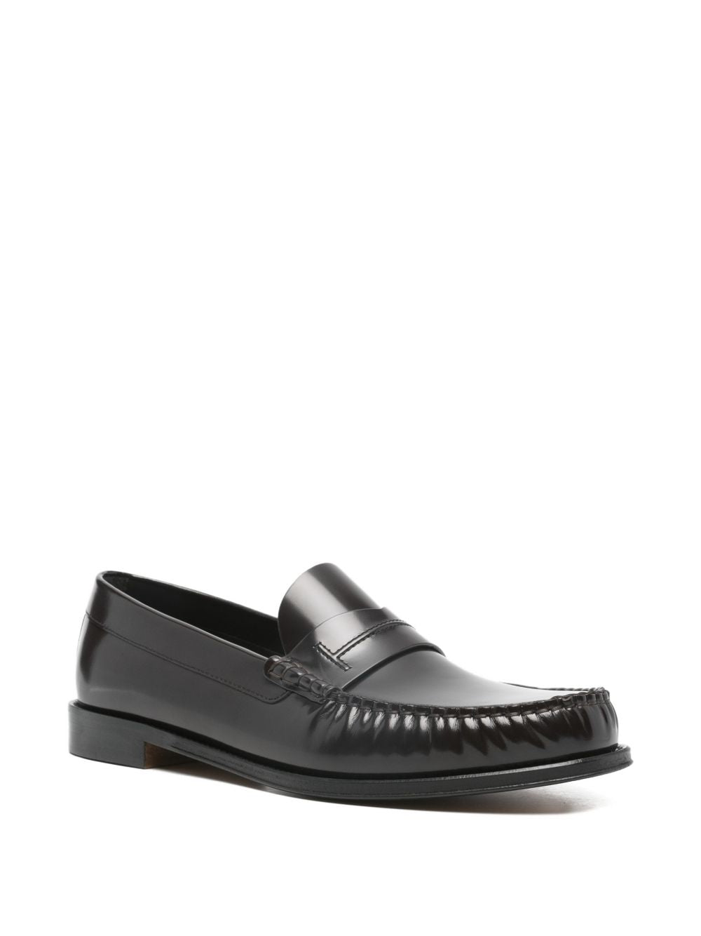 penny-detail flat shoes