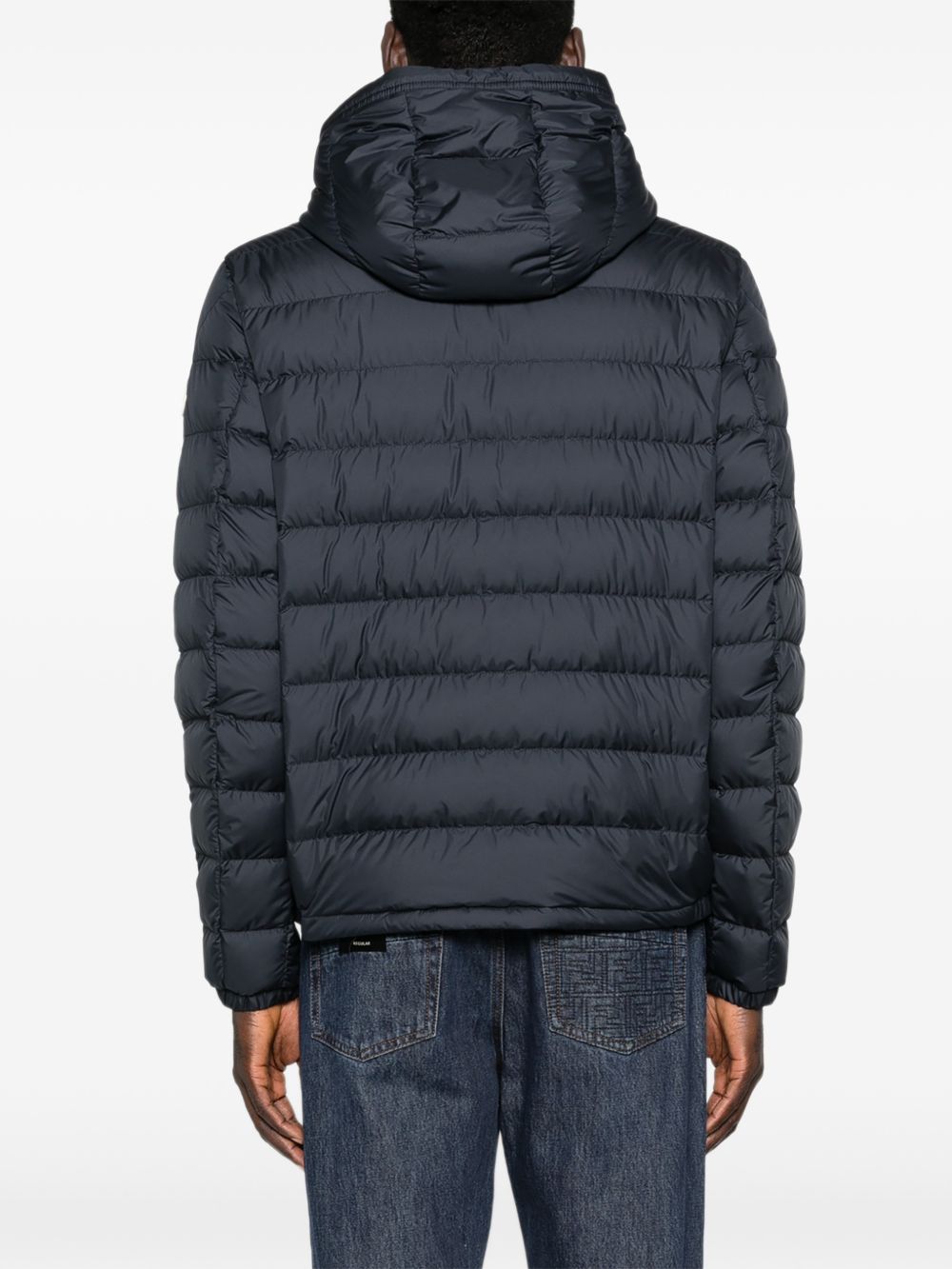 hooded quilted jacket