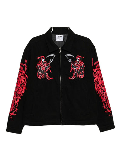 Graphic-Embroidered Jacket