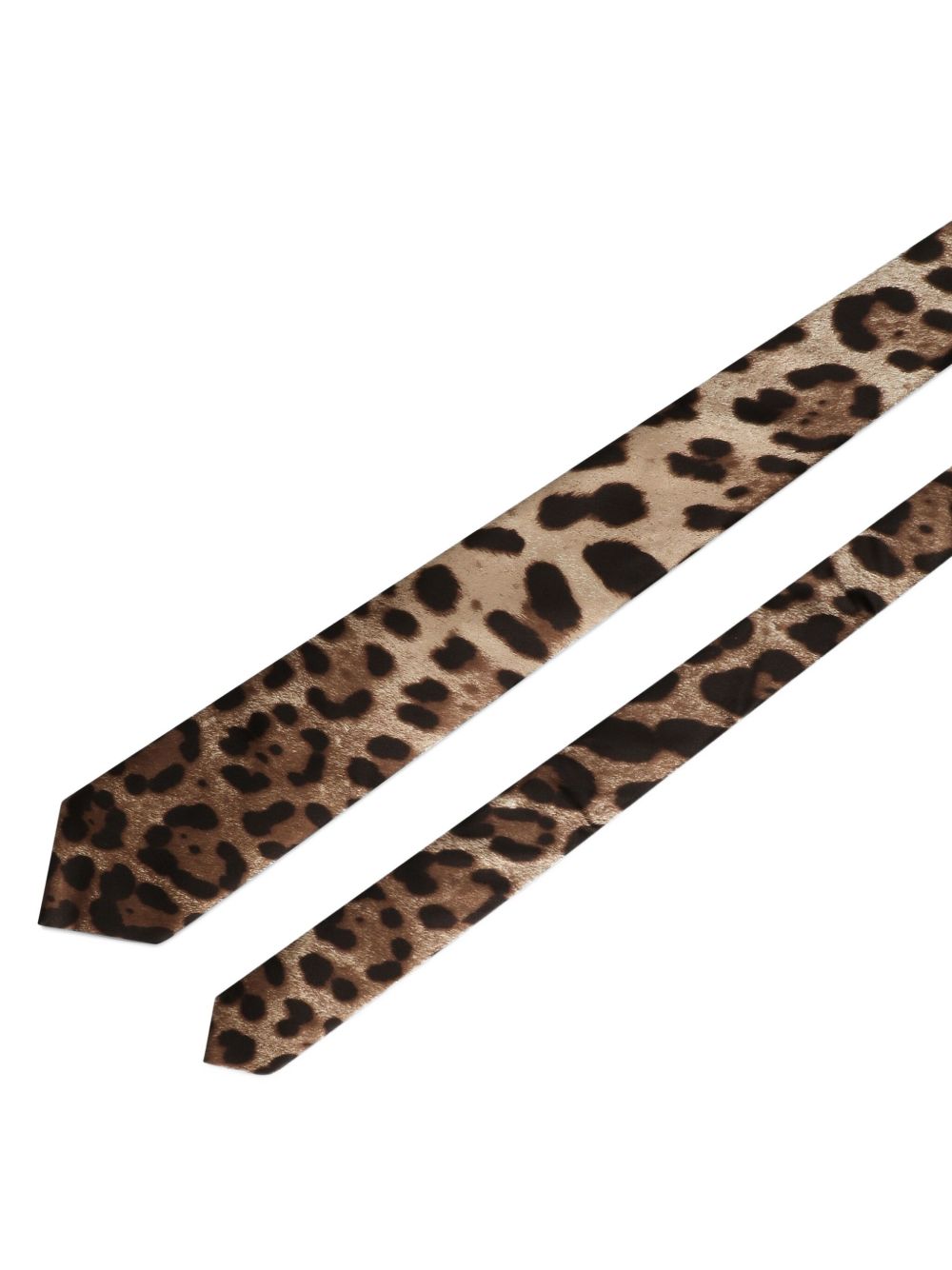 leopard-print tie