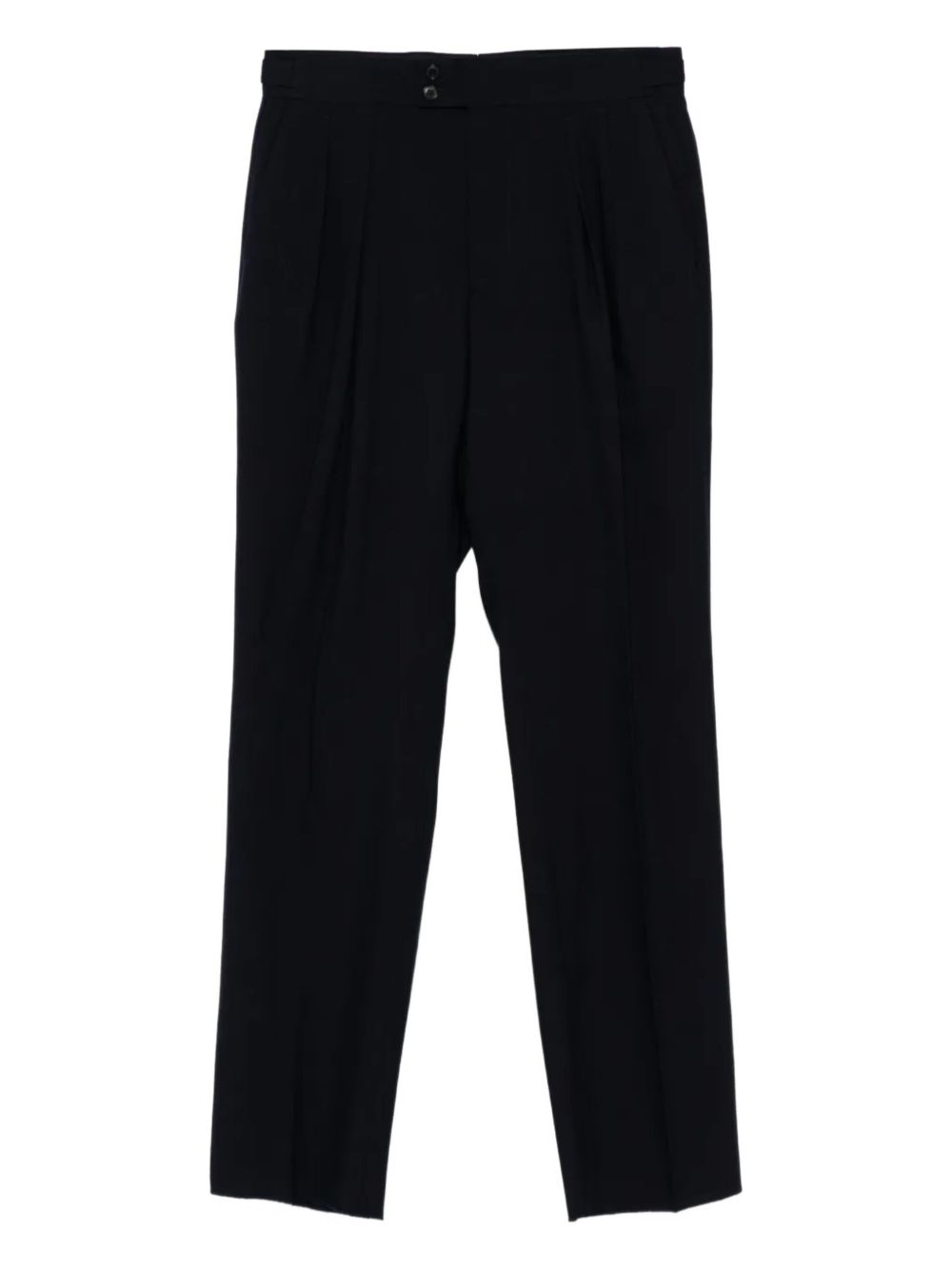 pleated wool pants