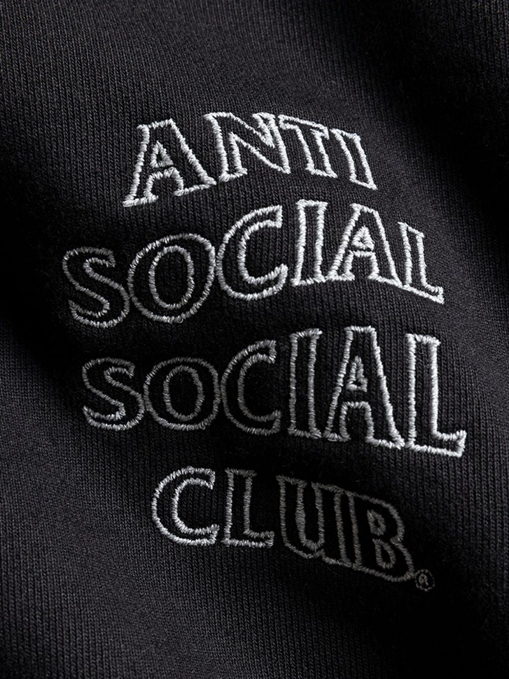 logo-embroidered hoodie