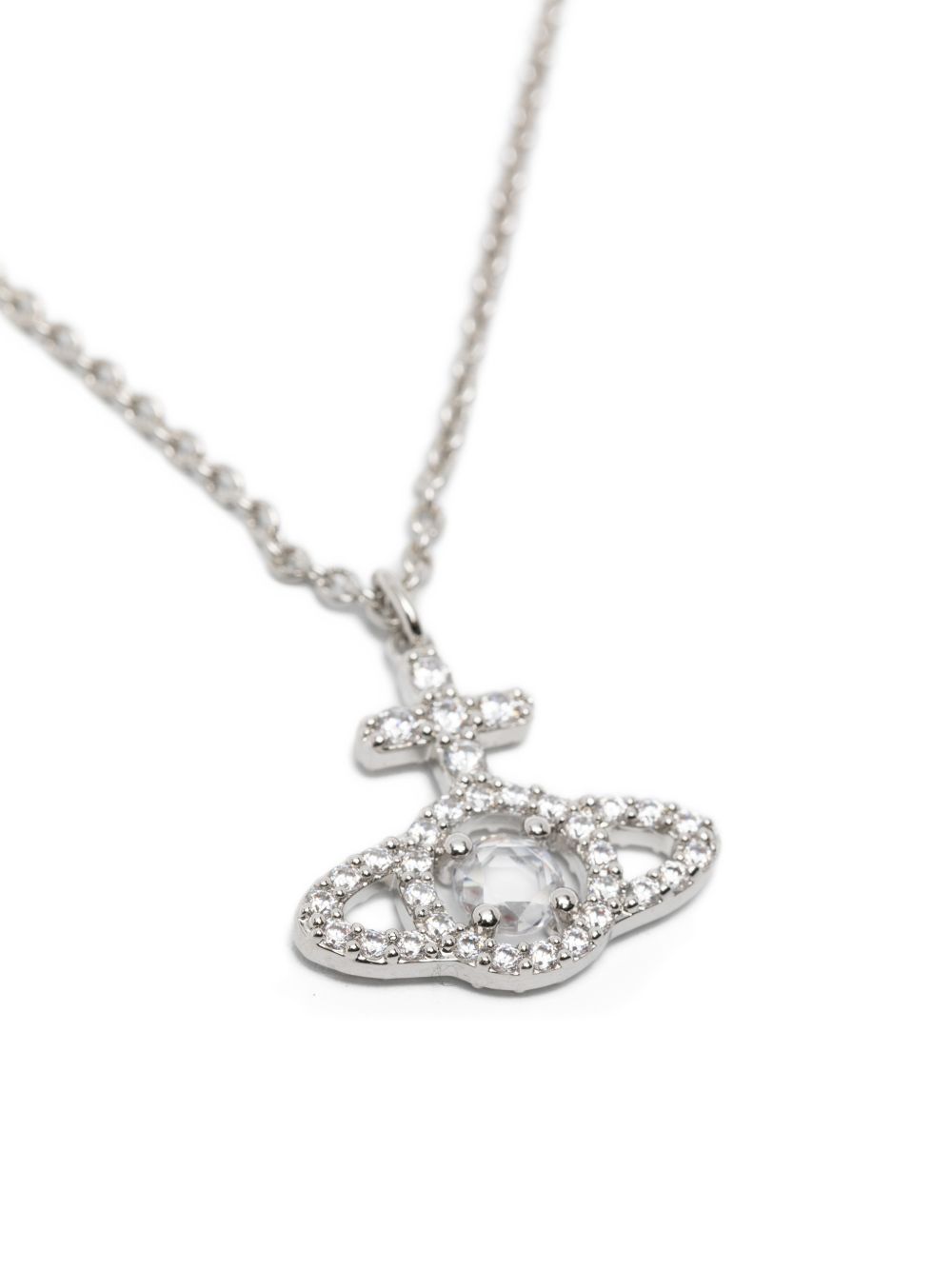 Olympia orb-pendant necklace