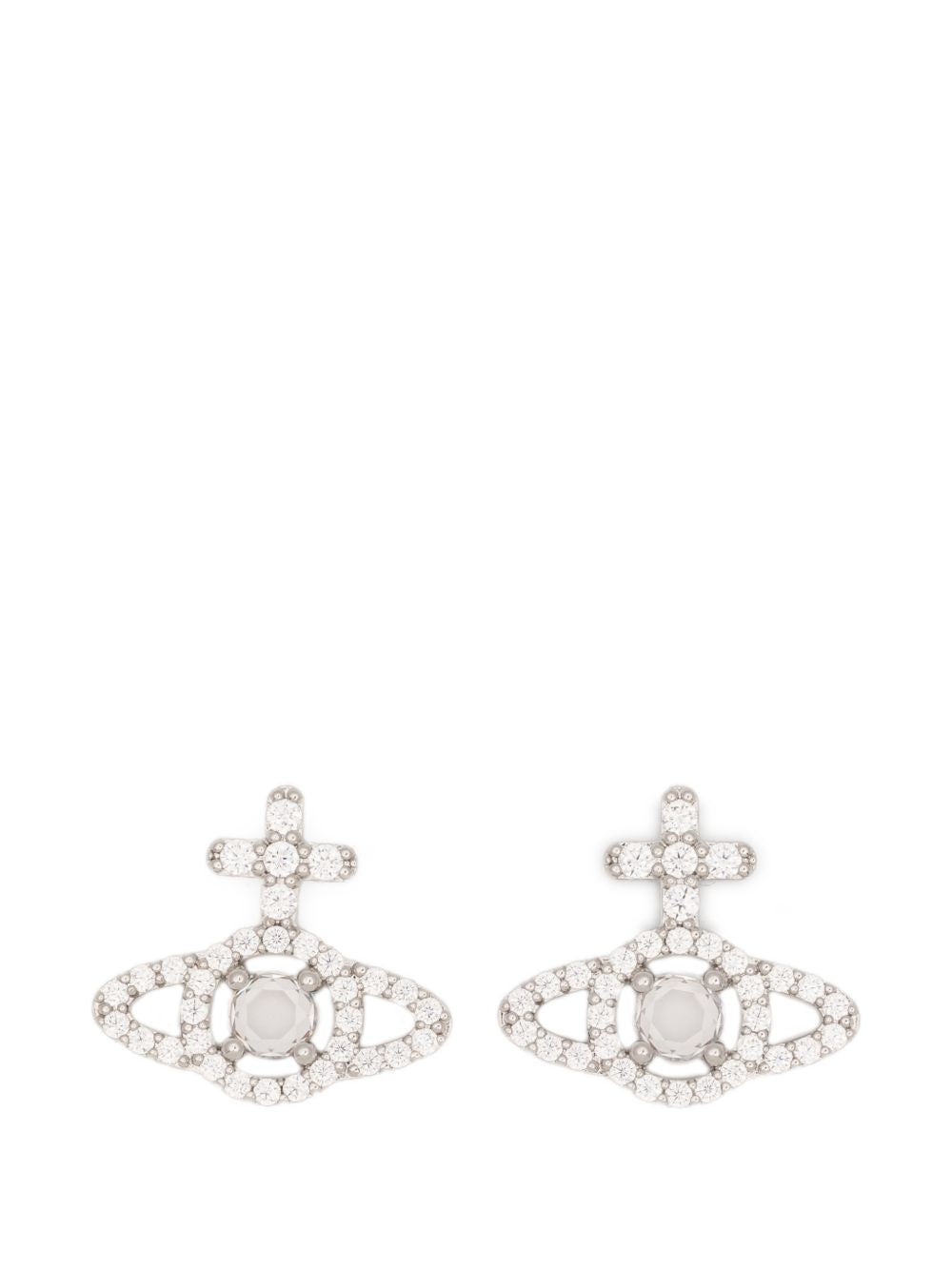Olympia crystal orb earrings