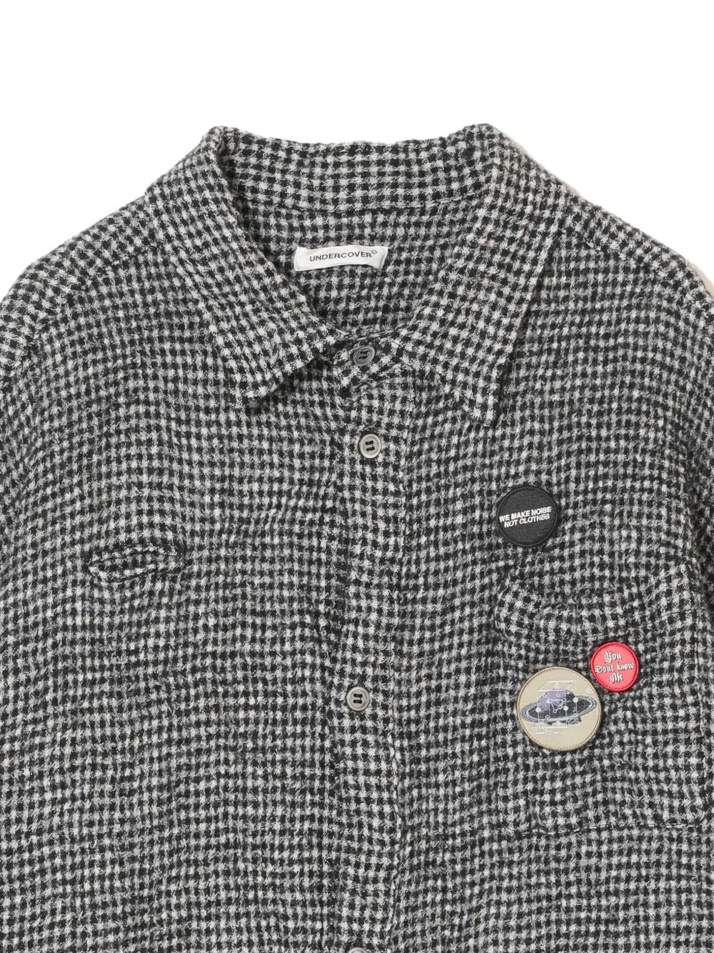 checked wool shirt