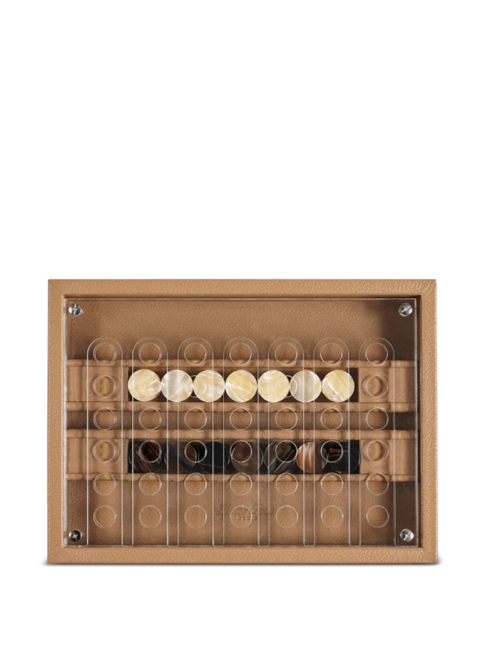 Four In a Row leather game set