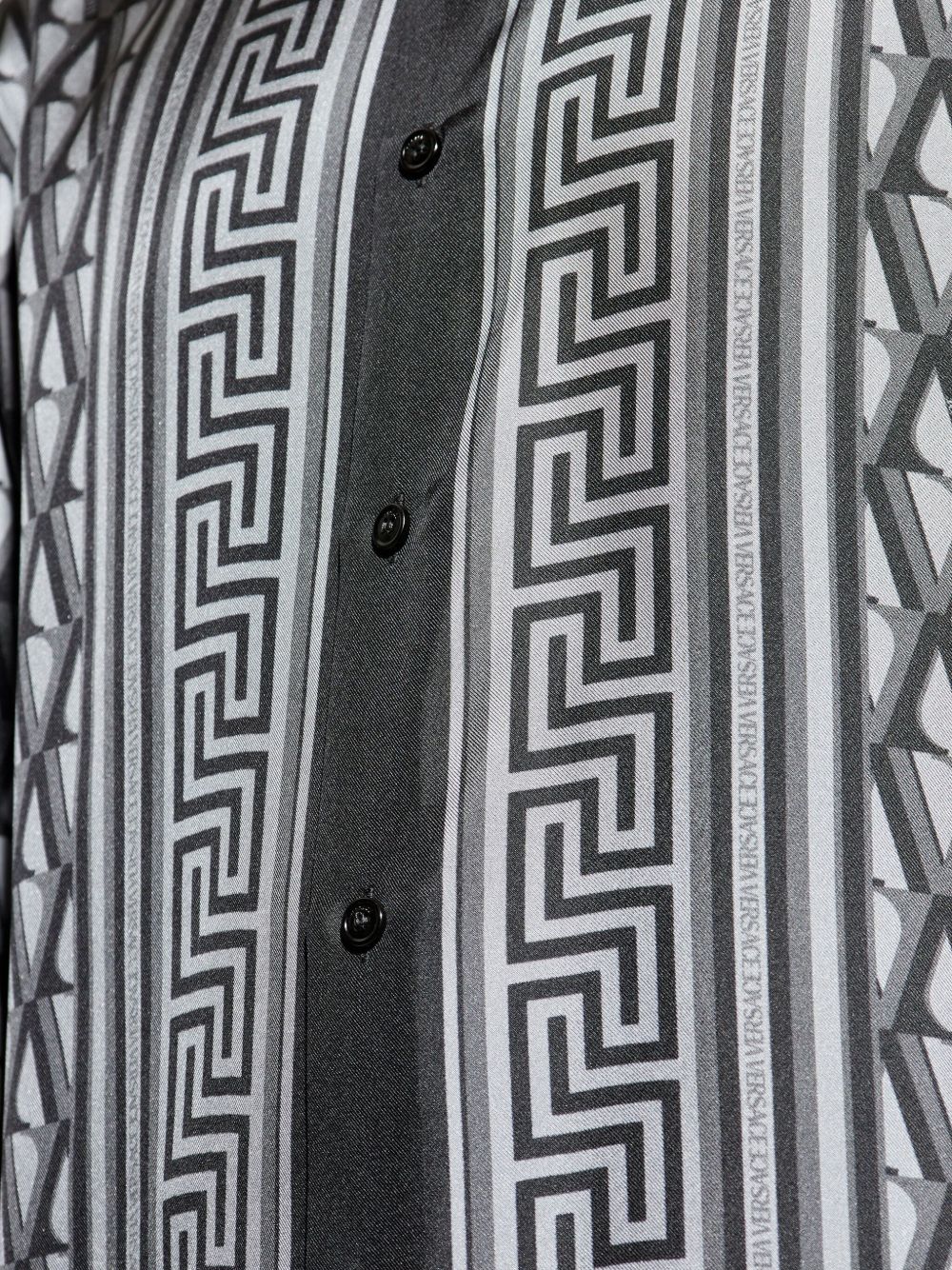 geometric-pattern shirt