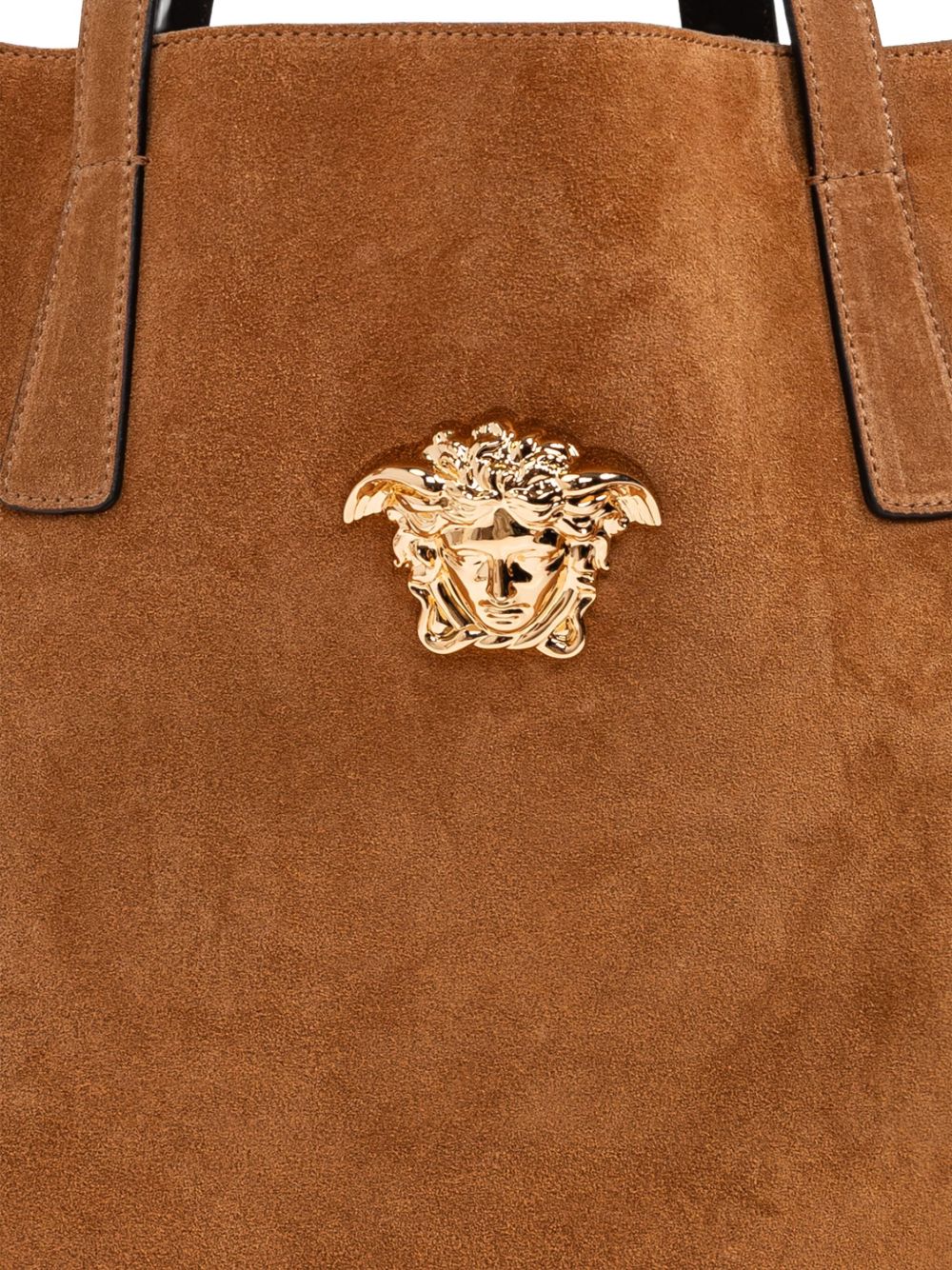 La Medusa suede tote bag