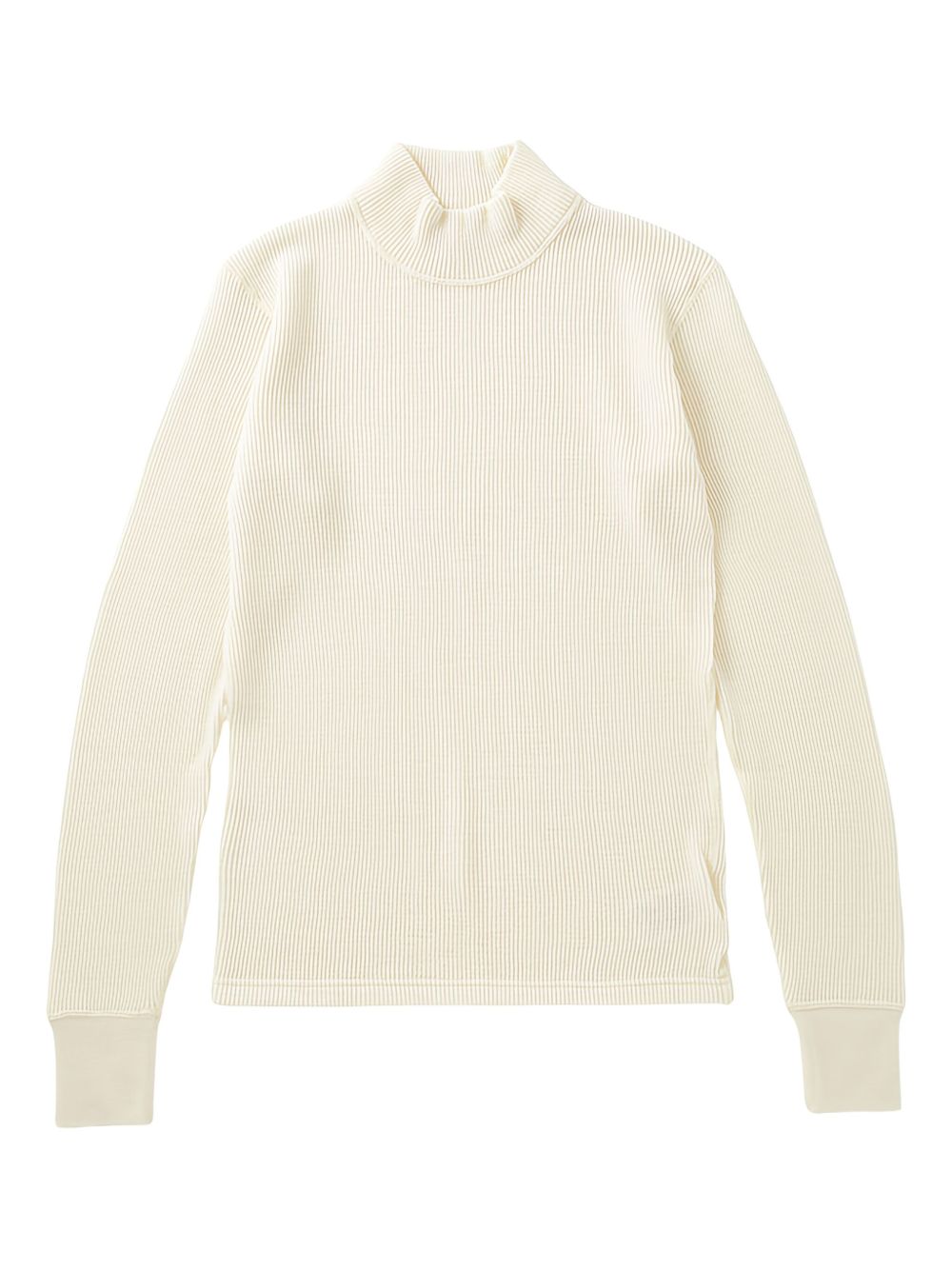 wool funnel-neck sweater