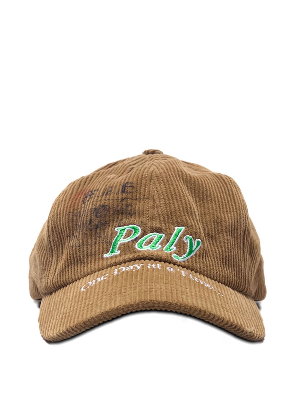logo-embroidered cap 