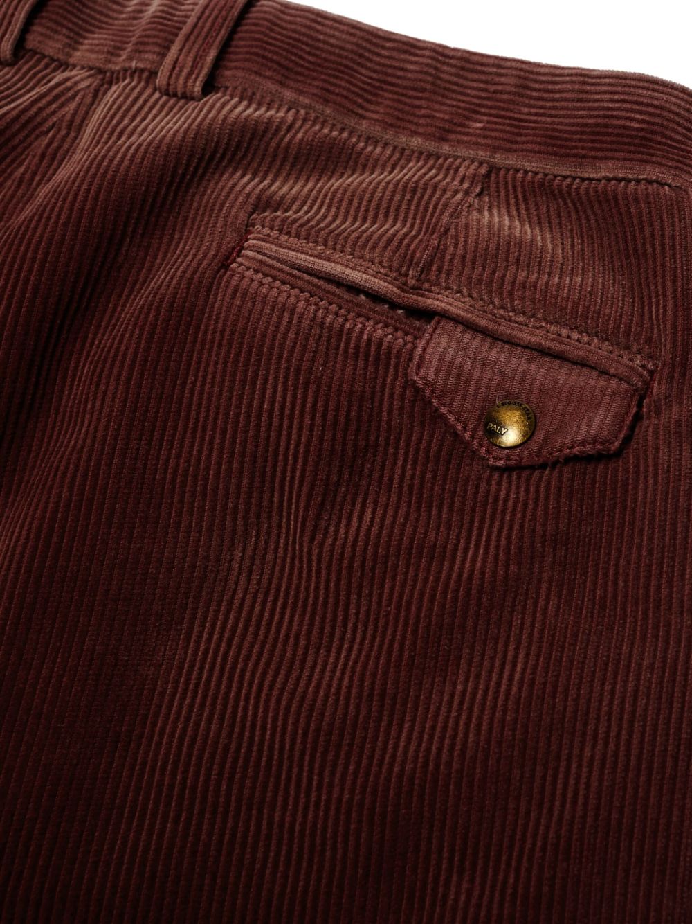corduroy texture trousers