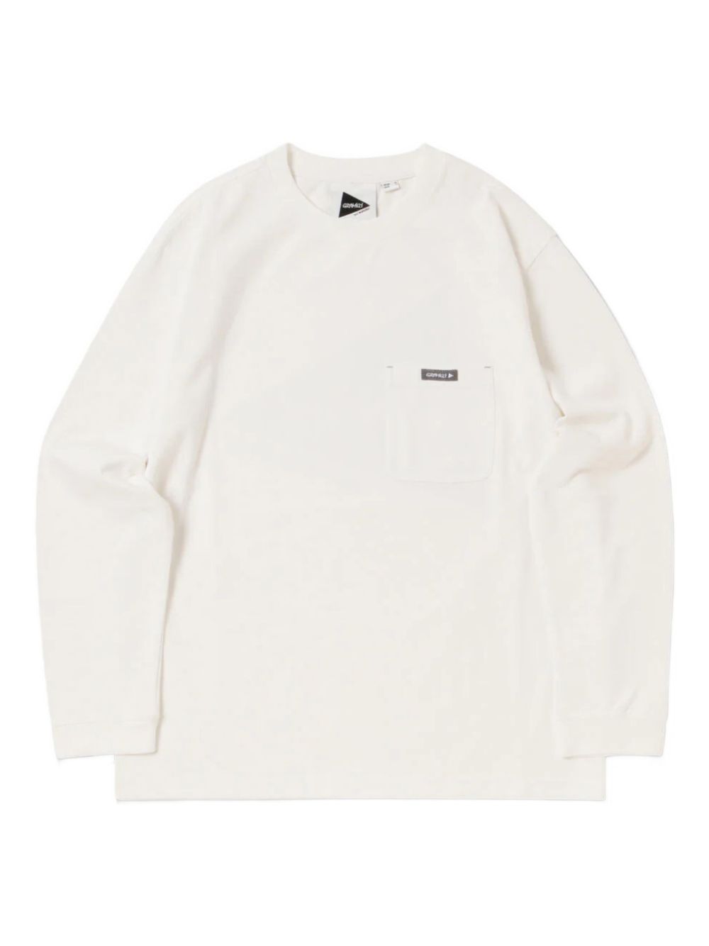 chest-pocket long-sleeve T-shirt
