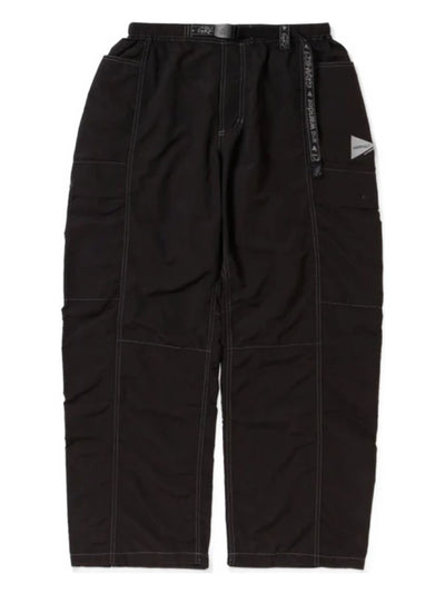 Belted Panelled Trousers