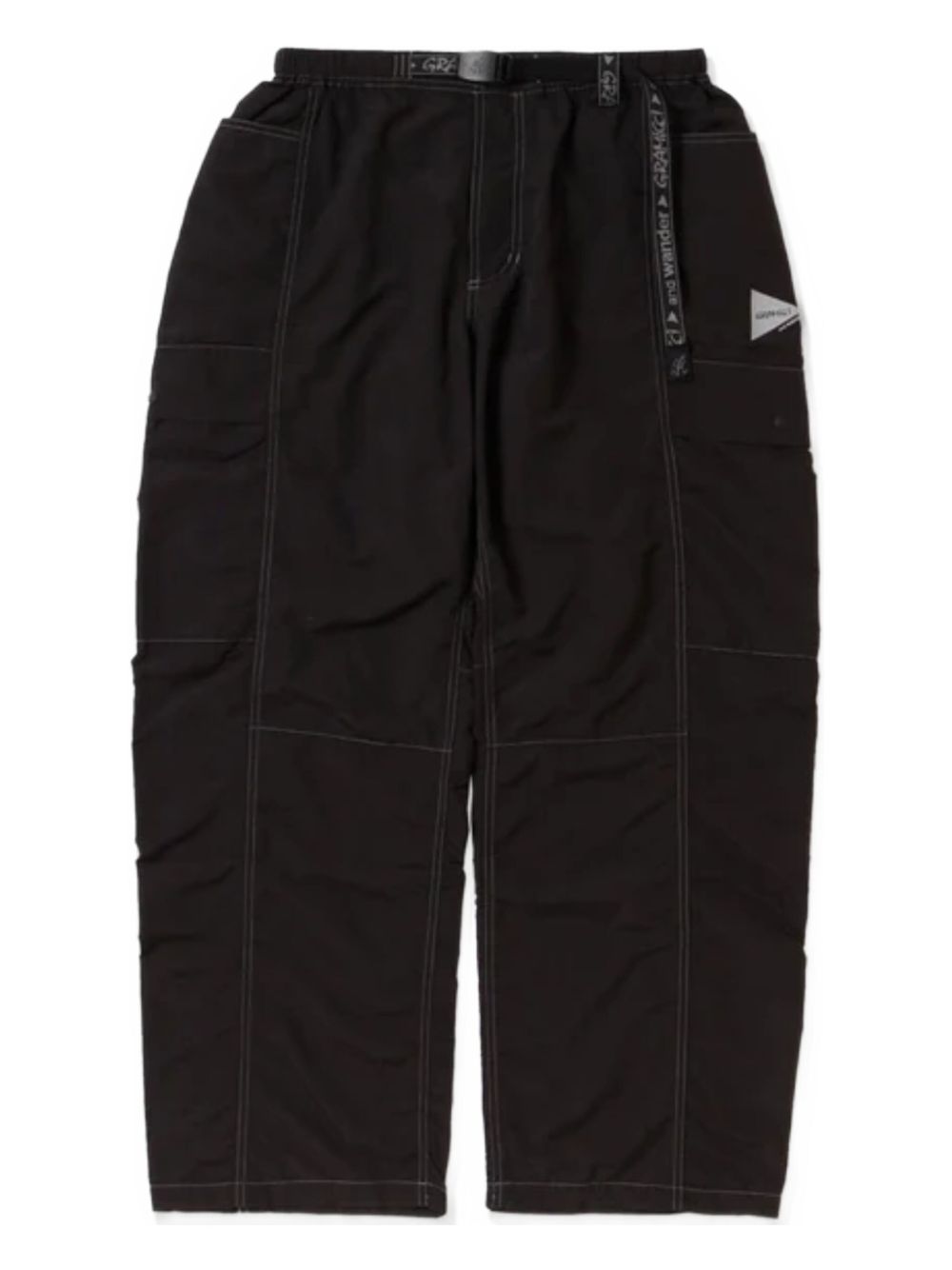 belted panelled trousers