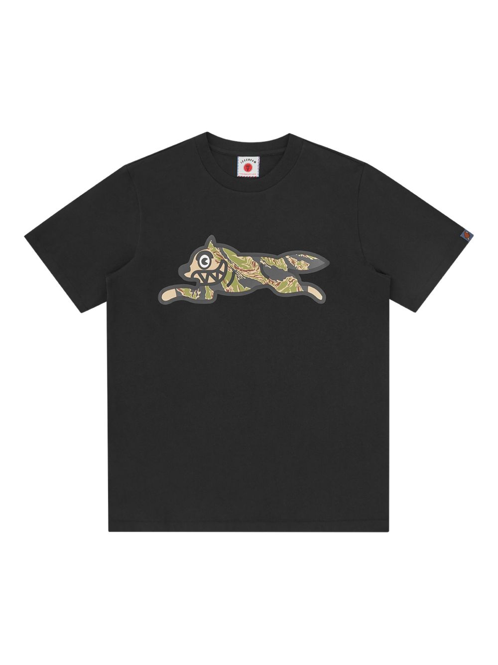 running dog graphic T-shirt