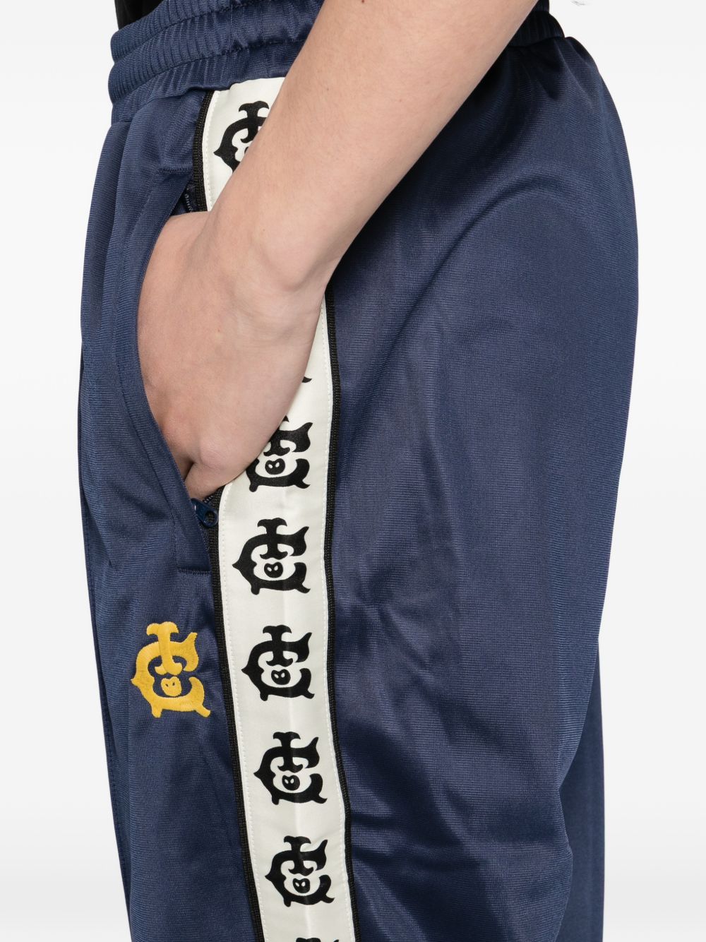 logo-taped track pants