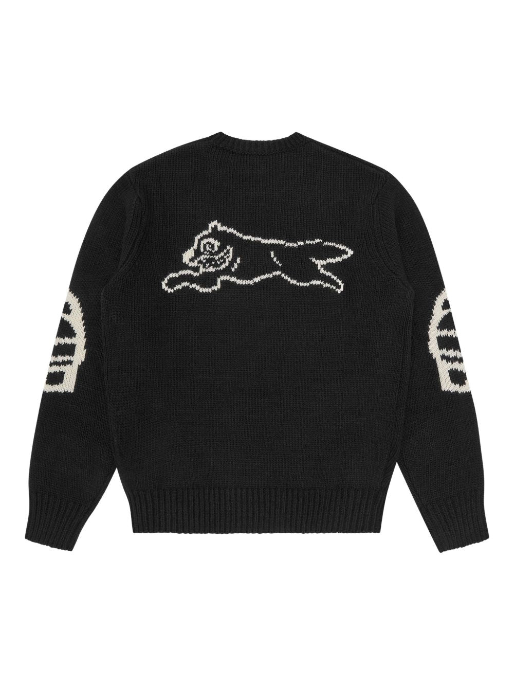 graphic intarsia sweatshirt