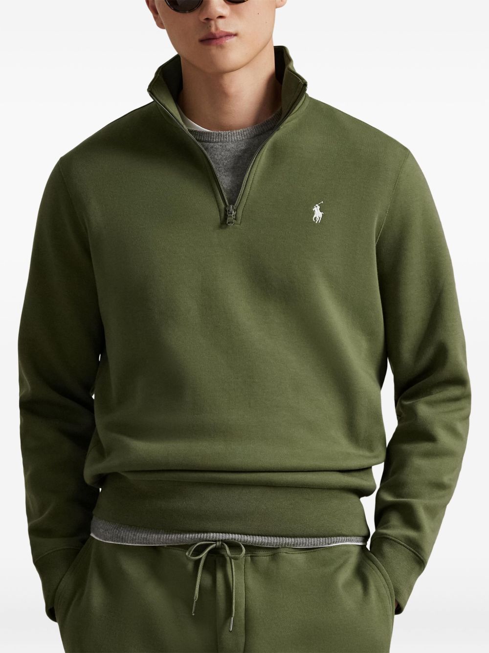quarter-zip sweatshirt