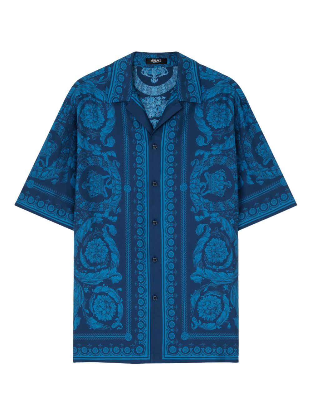 barocco-print short-sleeve shirt