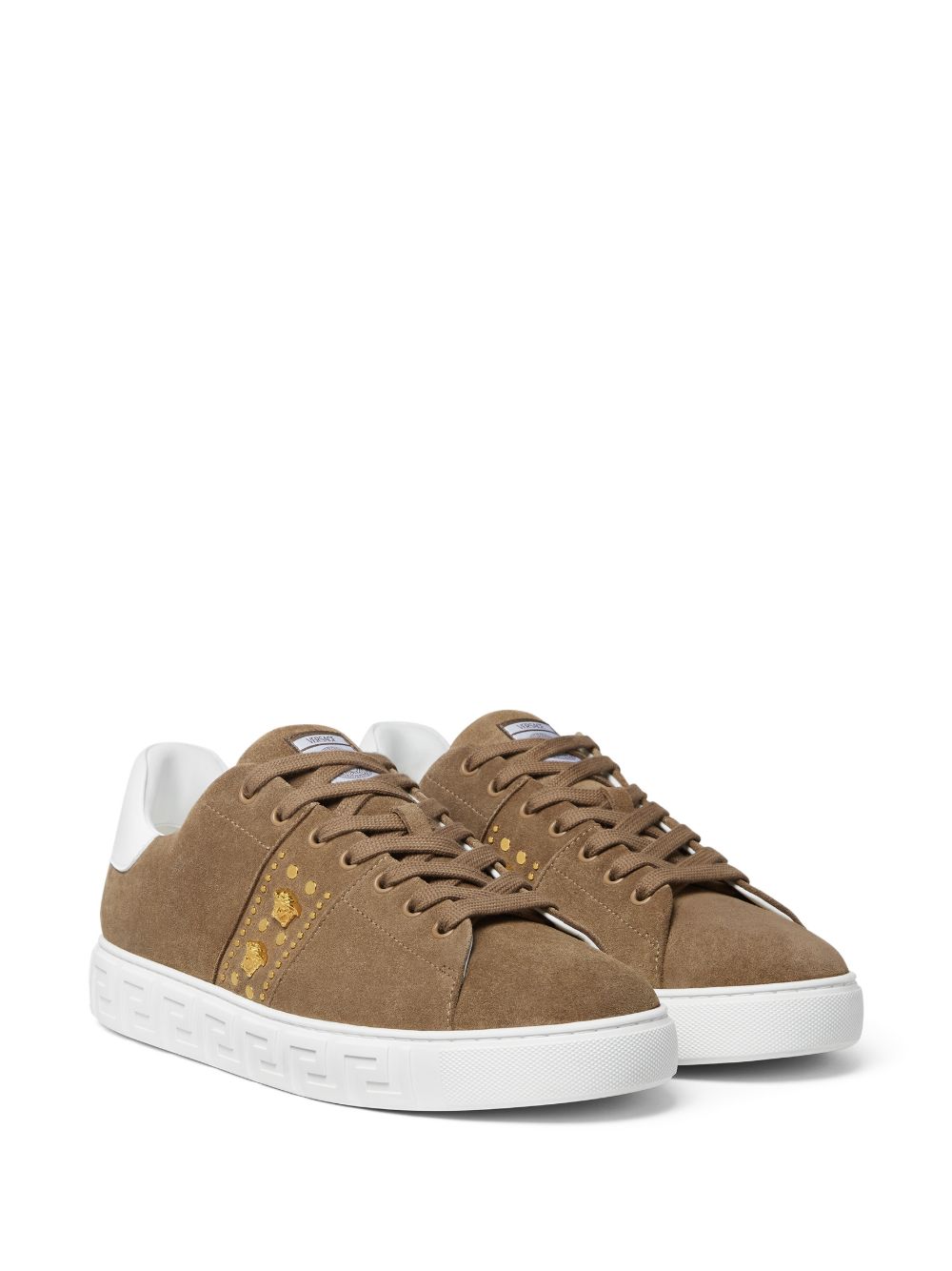 Greca-pattern sneakers